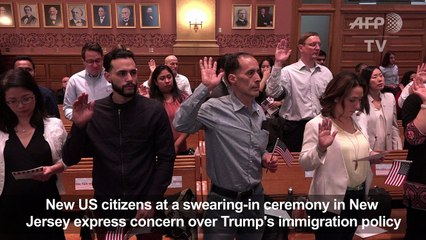 New US citizens wary of Trump immigration actions