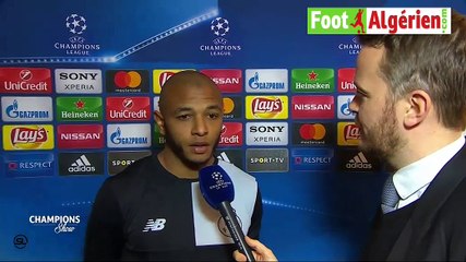 Réaction de Yacine Brahimi après le match FC Porto - Juventus (0-2)