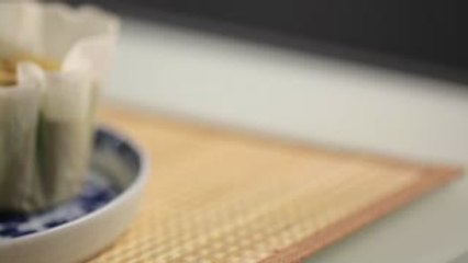 Pandan Paper Wrapped Cake