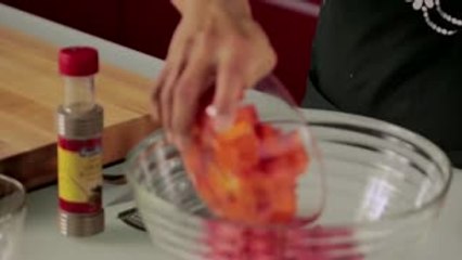 Spicy Papaya, Watermelon & Cucumber Salad