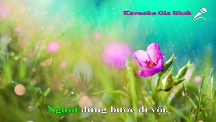Thả Vào Mưa Karaoke - Beat Chuẩn (Trung Quân)