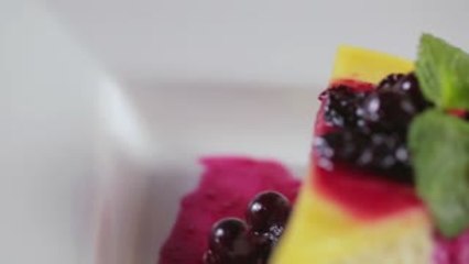 Key Lime Cheesecake With Blueberry Sauce