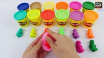 How to Make Playdoh Little Baby Doll with Flu Shot Syringe Butt Clay Mold Toddlers Learn C