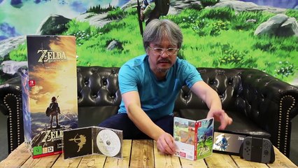 Zelda Breath of the Wild Édition Limitée : Unboxing par Eiji Aonuma