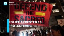 Police arrests Standing Rock activists as pipeline camp empties