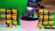 El GIGANTE de FRANKIE STEIN Huevo Sorpresa de Play Doh Juguetes Monster High Shopkins Esbirros de MLP
