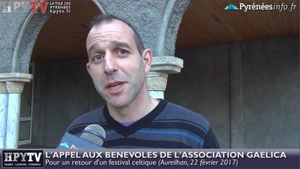 HPyTv Tarbes | Martial Villar Pour un festival celtique à Aureilhan (22 février 2017)