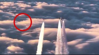 Avistamento Dramático: Dois jatos de combate interceptam um avião de passageiros e acabam filmando um OVNI sem querer