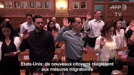 USA: De nouveaux citoyens réagissent aux mesures migratoires