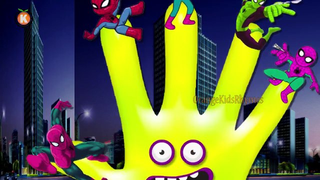 Plátano De Spiderman Dedo De La Familia De Los Colores De Aprender Canciones Infantiles Niños Canciones