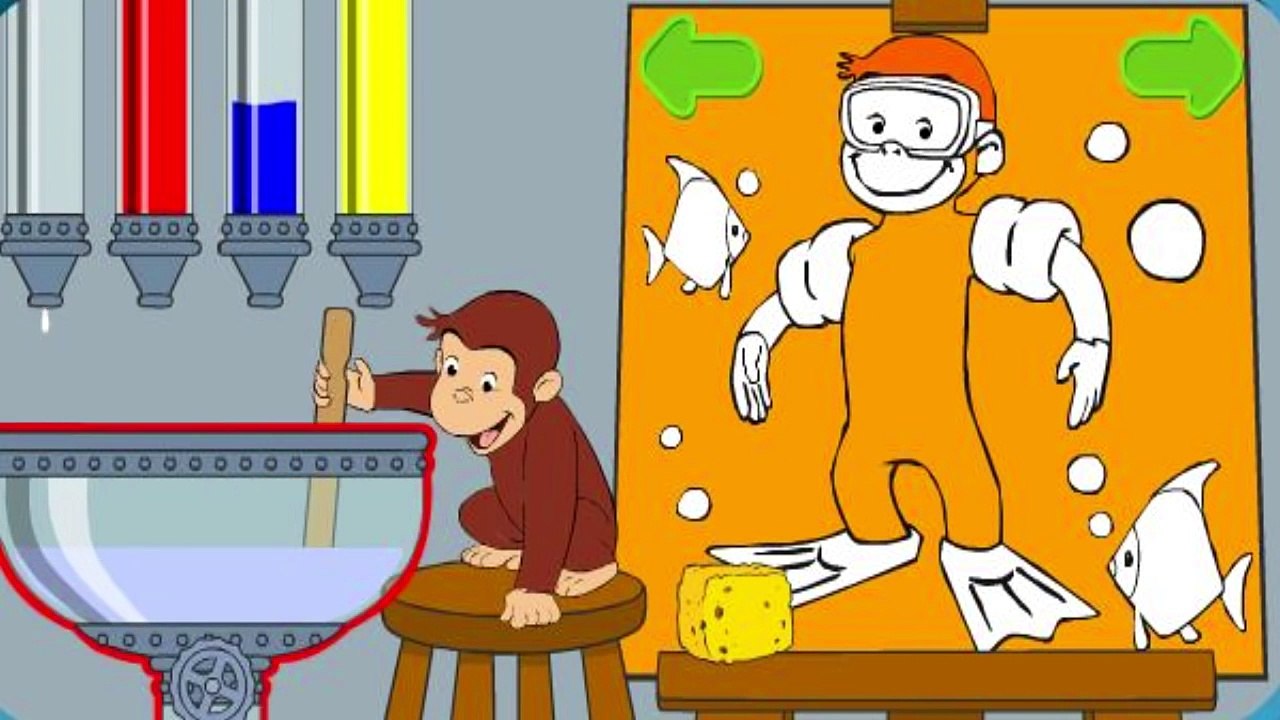 Curious George - Mix and Paint - Curious George Games - PBS KIDS
