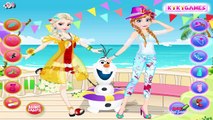 Frozen Pelicula Completa en Español Elsa vs Anna Bikini Contest