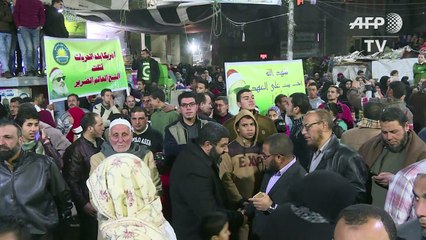 Blind sheikh buried in Egypt after dying in US jail