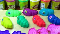 Learn Colors Play Doh Animal Elephant Mickey Mouse Star Frog Hello Kitty Fun and Creative
