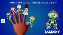 El dedo de la familia de personajes de dibujos animados de la Familia rima de cuarto de niños de dibujos animados de animación para childr