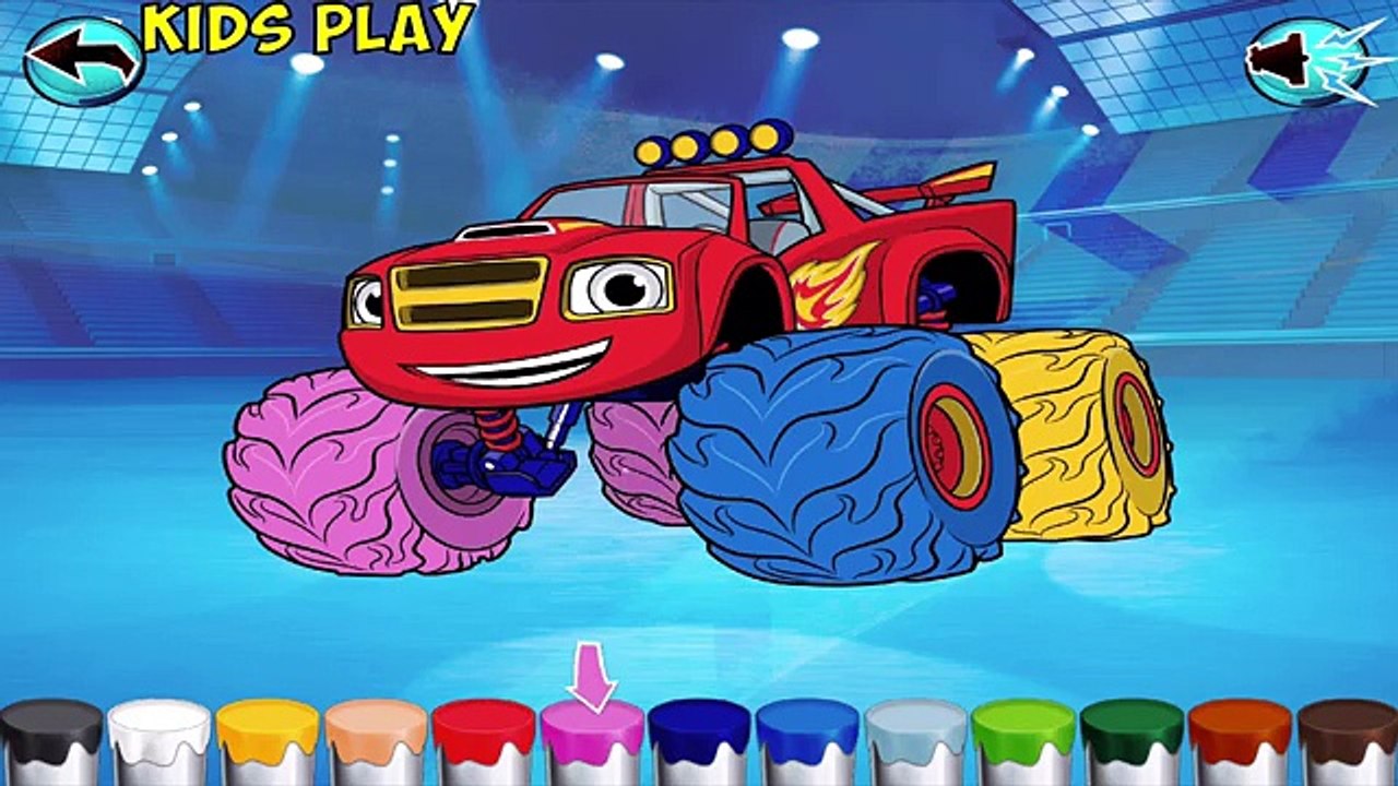 ВСПЫШ И ЧУДО МАШИНКИ ИГРЫ Мультики ПРО МАШИНКИ BLAZE AND THE MONSTER MACHINES КИДСПЛЕЙ