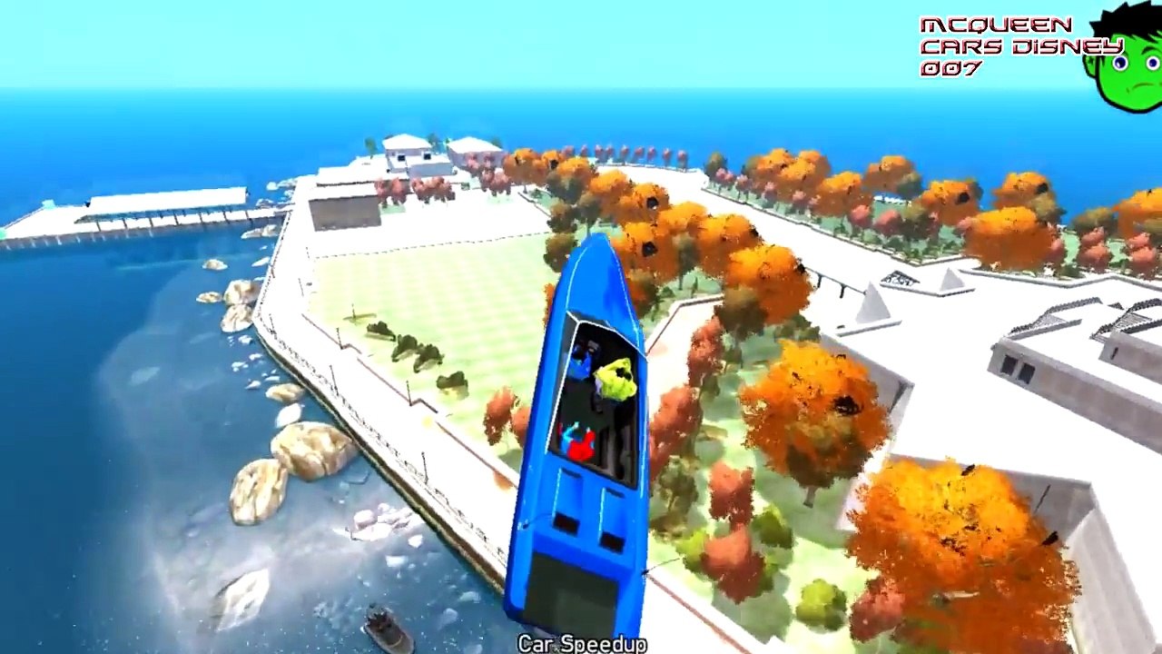 SPIDERMAN y HULK COLORES ÉPICA BARCO PARTE de canciones infantiles Animadas Canciones