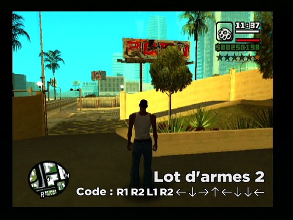 Grand Theft Auto: San Andreas - Codes