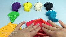 Play and Learn Colours with Play Doh Seahorses with Ice Cream Bell and Pumpkin Cutters Pla