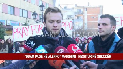 “DUAM PAQE NË ALEPPO” MARSHIMI I HESHTUR NË SHKODËR