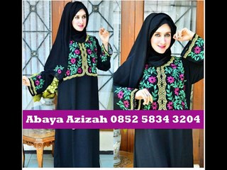 HUB.0852 5834 3204 (TSEL) Konveksi Abaya Hitam