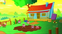 Five Little Piggies | 3D Nursery Rhymes For Kids And Childrens | Songs For Baby