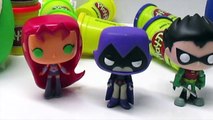 [A los niños con plastilina]Play-Doh Huevos Sorpresa X2!! Chickaletta, Teen Titans y de la Pata de la Patrulla con Ba