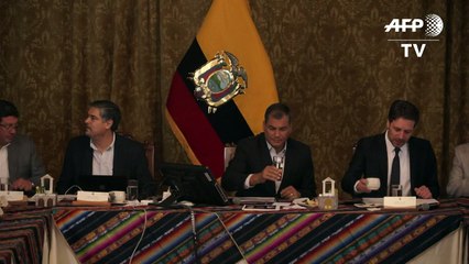 Van por segunda vuelta en Ecuador, Correa ve triunfo oficialista
