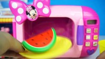 Pretend Play Doh Cooking with Minnie Mouse Mickey Mouse Microwave Toy Playset Play-Doh Toy