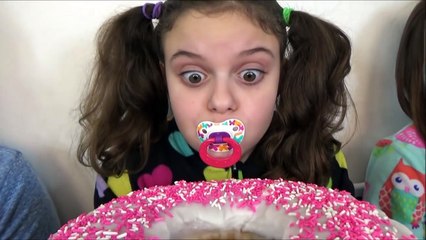 Bad Baby Giant Donut Cupcake & Cookie Challenge Toy Freaks Family World 1