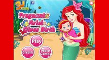 Русалочка Ариэль беременная Принцессы Дисней Детские игры для детей