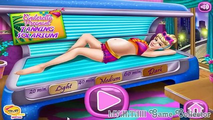 Cinderella Pregnant Tanning Solarium | Беременные Золушка загарает в Солярии