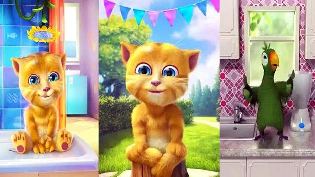 Talking Tom and Friends Finger Family song Johny Johny Yes Papa