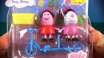 PEPPA PIG Nickelodeon BBC Peppa Pig Bicycle Together Playset Toys Video