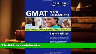 Best Ebook  Kaplan GMAT Math Foundations  For Online