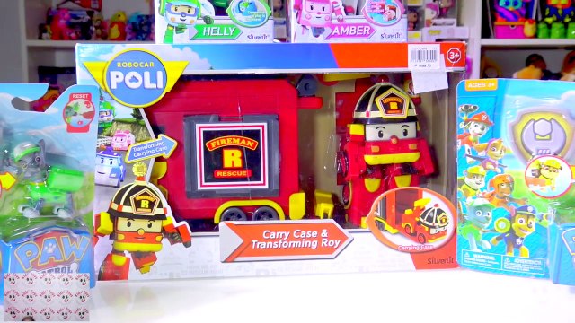 ROBOCAR POLI Transforming Robots Carry Case Paw Patrol - Kids' Toys-NGe9kg48E6s