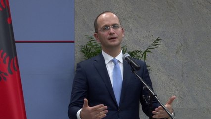 Report TV - Negociatat, Bushati: Vijojmë kursin reformator për integrimin në BE