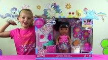 BABY ALIVE Learns to Potty goes pee in her toilet   SURPRISE Gumball Machine   feeding   c