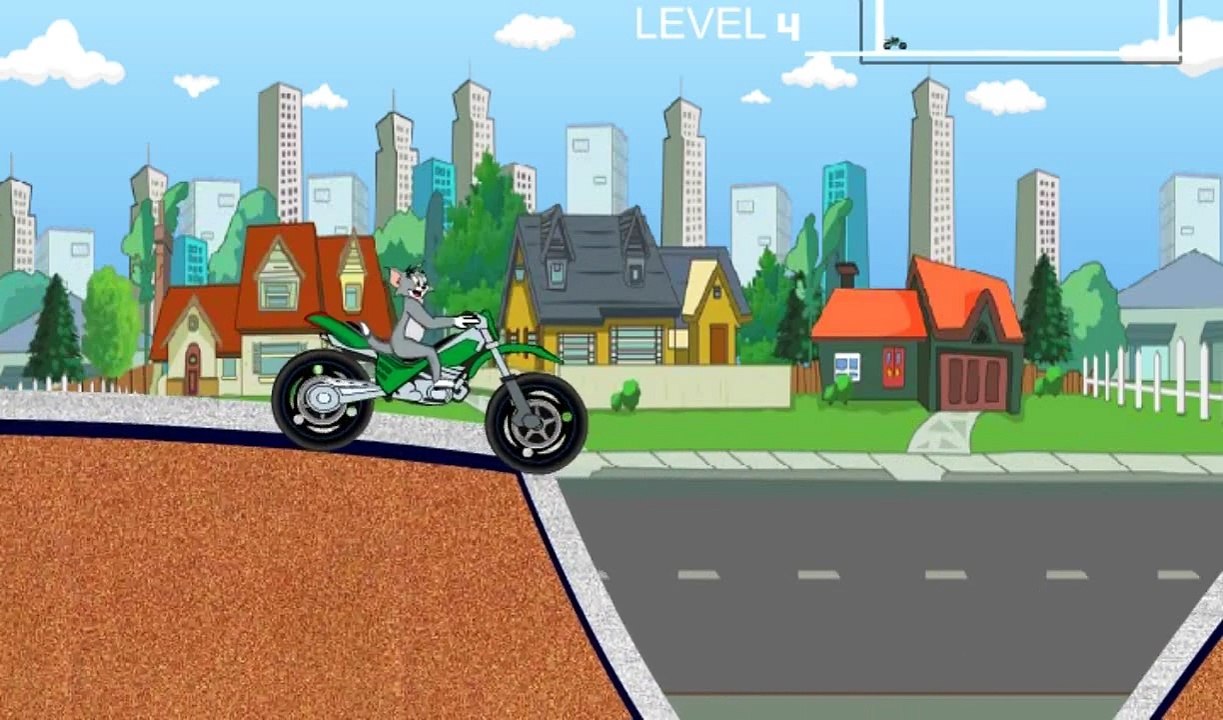 Tom and Jerry Bicycle Racing - Baby Games HD