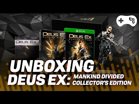 A EDIÇÃO DE COLECIONADOR DE DEUS EX: MANKIND DIVIDED! Collector's Edition Unboxing - TecMundo Games