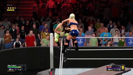 W2K17 Extreme  Rules Match: Kelly Kelly VS Bayley