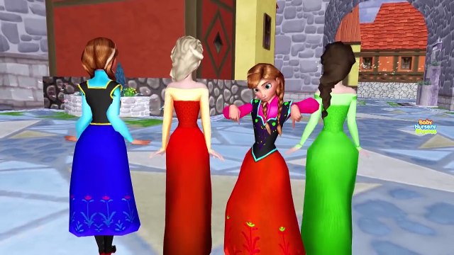 Princess Anna And Elsa Frozen | London Bridge Is Falling Down Songs | Frozen Rhymes For Ki