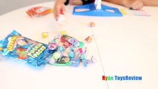 Fantastic Gymnastic Challenge! Family Fun Games for Kids! Egg Surprise Toys Extreme Warhead Candy-S_LNiFc94pA