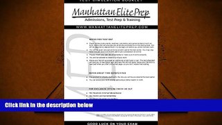 PDF [Download]  Manhattan Elite Prep Erasable GMAT Booklet with Pen (Manhattan Review)  For Kindle