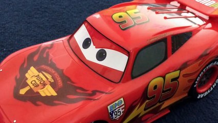 Pixar Cars 2 Turbo Lightning Mcqueen Neon RC Racers Remote Control Disney Car Toys Review