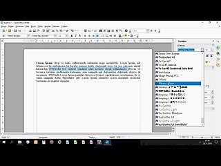 OpenOffice Metin yazı tipi - kalın -italik-altı çizgili yapımı