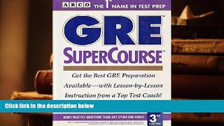 Best Ebook  Gre Supercourse (Supercourse for the Gre)  For Kindle