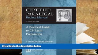 Popular Book  Certified Paralegal Review Manual: A Practical Guide to CP Exam Preparation  For
