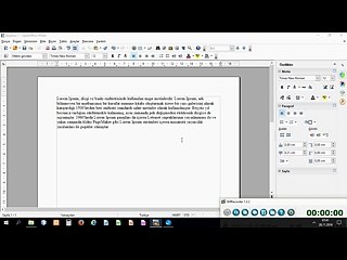 OpenOffice Writer yazı tipi rengini ve vurgu yapımı