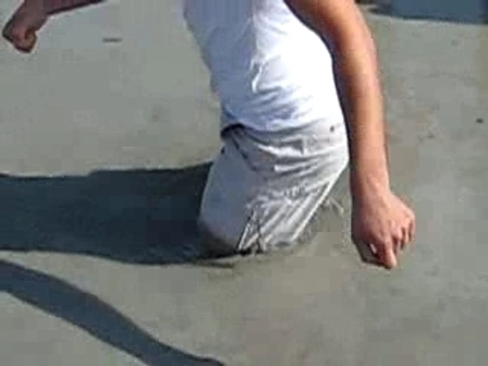 Booboo dans le sable